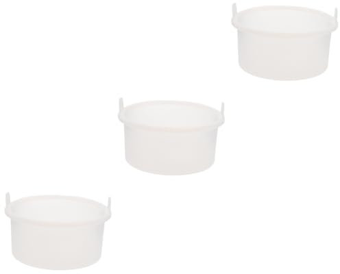 FRCOLOR 3pcs Wax Heater Silicone Pot Heat-Resistant Bowl for Candle Making Nonstick Wax Melting Pot Essential Accessory for Melts
