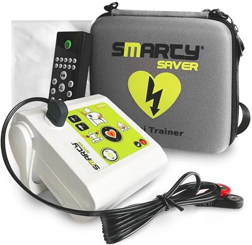 AMI ITALIA Defibrillatore mini trainer per addestramento completo di accessori SMARTY SAVER, Made in Italy