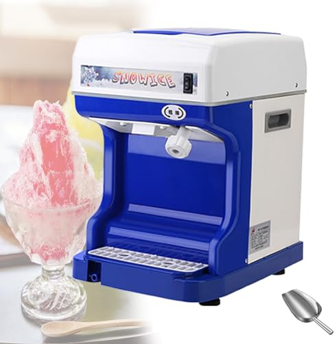 VzxCrue MáQuina De Sobremesa para Hacer Granizados con Textura De Hielo Ajustable, Ideal para Restaurantes, Fiestas Y Bares,MáQuina para Raspar Hielo Comercial,2L
