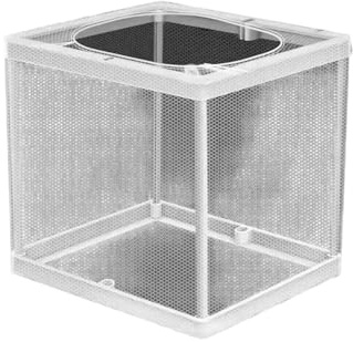 ZwaitL Filet d'élevage suspendu pour aquariums - Boîte d'isolation transparente pour aquariums - Séparation sûre