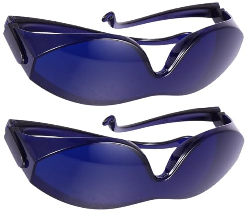 MOTHNUR Schutzbrille für Kosmetische Ipl Behandlung Blaue Sicherheits Augenklappe aus Langlebigem Material Leicht und Kompakt Augenschutz für LED und Zahnaufhellung