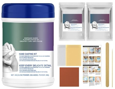 Generisch Bauchabguss Set Für Schwangerschaft – Handabdruck, Light Weight, Efficient, Modelliermasse, Zum Basteln Erwachsene Kinder, Familie | Multipurpose Outdoor Indoor Utility Innovative Design