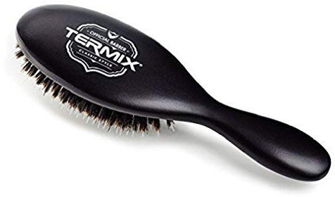 Termix Barber Bürste zum Bartkämmen - Bartbürste mit einer Mischung aus natürlichen Wildschweinborsten und flexiblen Nylonborsten und aus 100% natürlichem Buchenholz. Estandar