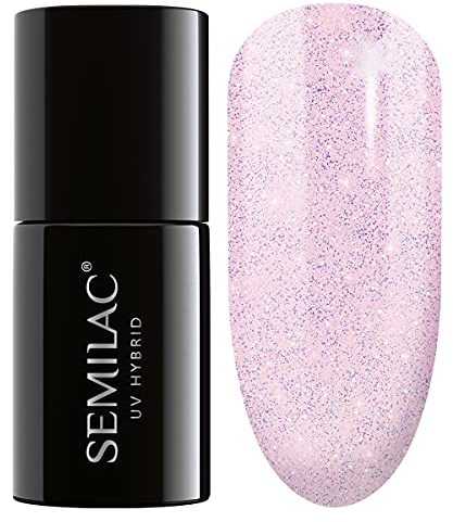 Semilac Extend UV Nagellack 5in1 806 Glitter Delicate Pink 7ml