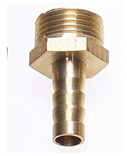 Leloo Luiho-Brass 1pc, Schlauchkupplung Endstück 1/8 1/4 1/2 BSP-Stecker, 4 mm-12 mm Messingrohrfitting Kupferrohrkopplungsadapter, stark und robust (Size : 4mm Bard, Thread Specification : 1/4)