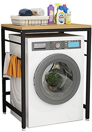 VETERS Dryer Stand Laundry Shelf over Washing Machine Storage Unit for Front Loader Washing Machine & Tumble Dryer,free Standing Bathroom Storage Unit