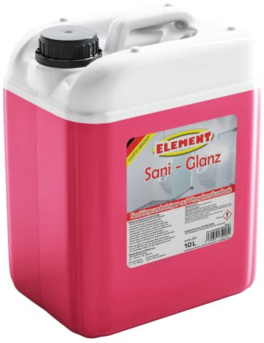 Sanitärreiniger 10 Liter I Sani-Glanz I Fliesenreiniger Konzentrat Entkalker Badreiniger WC Reiniger Kalk Reiniger