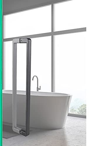 TONZN Remplacement du Bouton de Porte de Douche, Barre à Serviettes pour Cabine de Douche, Bouton de poignée de Porte de Grange Moderne
