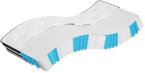 vidaXL Matratze Taschenfederkern, Taschenfederkernmatratze Atmungsaktiv Hautfreundlich, Bettmatratze Härtegrad Mittel, Stoffmatratze Federkernmatratze, 70x200cm