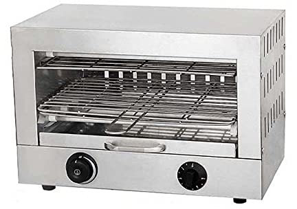 SmPinnaA Fornello per Barbecue Elettrico Commerciale Senza Fumo, Grill per Barbecue Elettrico Senza Fumo, Grill per Barbecue Multifunzione in Acciaio Inossidabile,A,A,A