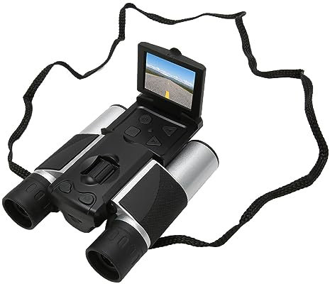 Binocolo Digitale con Fotocamera, Display LCD da 2,0 Pollici, LCD di Tipo C, Fotocamera Digitale con Zoom, Video, Foto, registratore, videocamera