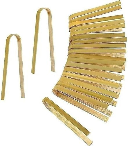 Mini-Holzzange, Einweg-Kochutensilien, Bambuszange, Einweg, 10,2 cm, Buffet, Kochen zum Kochen, Bambus, Toast, Brot, Gurken, Kochutensilien, Heimgebrauch, 20 Stück