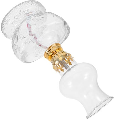 Hemobllo Vintage Kerosene Lampe Mit Retro Öllampe Im Klassischen Design Dekorative Laterne Für Stimmungsvolles Licht Für Tisch Und Nachttisch Im Landhausstil