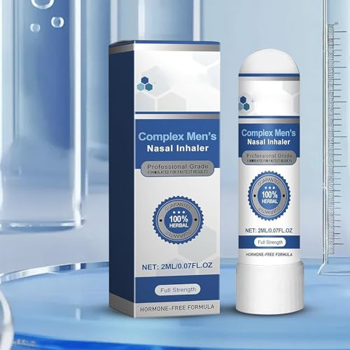 Inhalador de barra para hombre, inhalador nasal natural, barra de respiración nasal refrescante, restaura la energía y la vitalidad, para viajes de negocios, conducción, trabajo, viajes, ocio