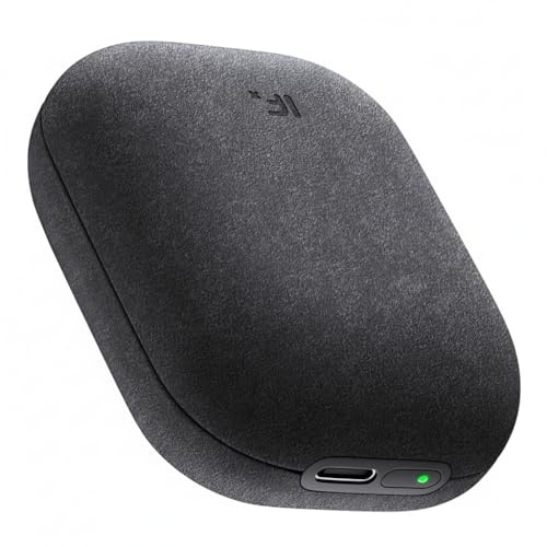 CAMTHON Calienta Manos Recargable USB-C 4000mAh, Mini Calentador Manos Recargables con 3 Niveles 40-52ºC, Calor 360° Rápido, Calefactor de Manos de Bolsillo para Invierno, Deporte, Oficina y Exterior