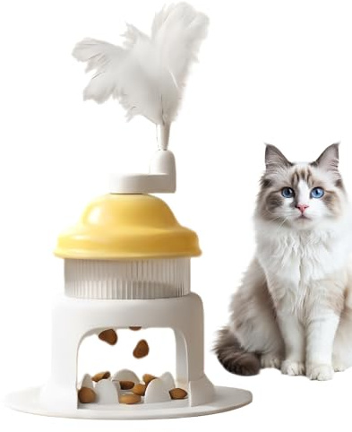 Zunishaone Jouets pour Chiens Qui distribuent des Prix - Distributeur interactif de Snacks | Jouet de Nourriture pour Chats en Forme de grattoir et pour Chiot, Animal de Compagnie Jeu