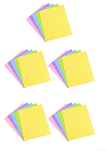 Lot de 25 dossiers A4 avec double compartiment de rangement, système de montage à 3 trous et bords renforcés