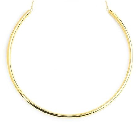 MARLU' Collana Donna in Acciaio, Girocollo Rigido Dorato, Modello 33CN0044G