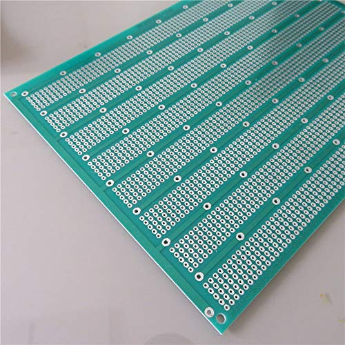 2stk 20x15cm FR4 5er Fibreglass Streifenraster Punktraster Lochraster Veroboard Stripboard Prototype Paper PCB Platine Leiterplatte Universal Experiment Matrix Circuit Board