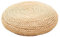 Yusat - Cuscino rotondo in paglia, rotondo, spesso pavimento tatami, per casa, fitness, yoga, meditazione, imbottitura in seta, tappetino in paglia, 30 x 30 cm, colore: beige