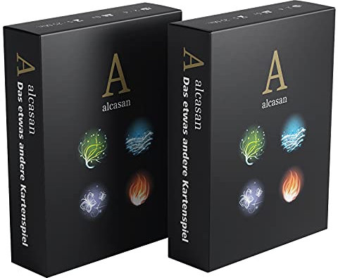 alcasan - Premium Edition (Kartenspiel) - Sparpack mit 2 einzelnen Spielen.