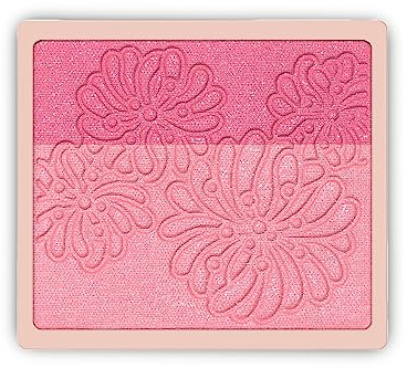 Paul & Joe Pressed Blush Palette Refill Only, Case Sold Separately, Oil-Absorbing Blush Powder, Bi-Color Face Blushes with Fitting Veil Powder, Light Rose and Light Pink, 03 Lit De Princesse, 0.17 oz