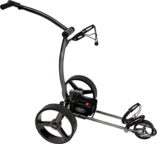 BeeGon Golf Chariot de Golf électrique GT-X400 Pro Anthracite avec Batterie au Lithium 20 Ah
