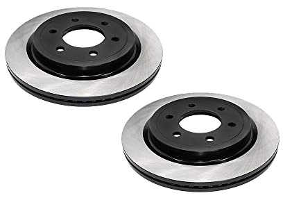 Replacement Precision balanced; non-directional swirl finish Rear Disc Brake Rotor Pack of 2 Mechanics Choice for 2018-2020 Ford F-150 (Electronic Parking Brake)