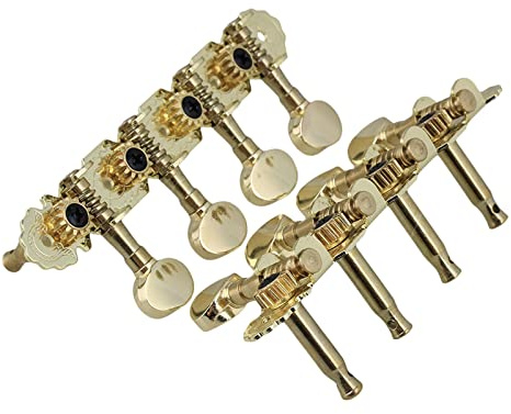 Guitar String Tuning Pegs Gold Mandolin Guitar Tuning Pegs Machine Heads With Metal Buttons Set