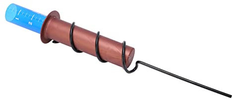 Kunststoffrohr-Regenmesser, Kupfer-Monitor, Erhaltung, Leicht Ablesbarer Schwimmender Regenmesser für Rasengärten und Schwimmender Regenmesser (#1)