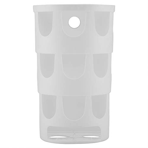 Dispensador De Bolsas De Basura, Dispensador De Soporte Para Bolsas De Basura Montado En La Pared, Soporte Para Bolsas De Basura De Plástico Que Ahorra Espacio, Dispensador De Bolsas(Blanco)