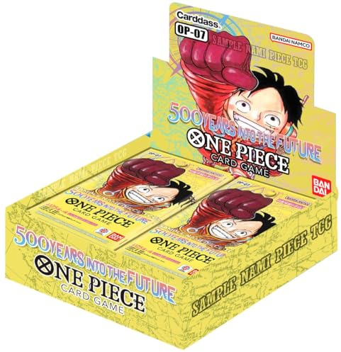 LMS Trading One Piece Card Game - 500 Years in The Future (OP07) - Display (24 Booster Packs) - ENGLISCH - Originalverpackt Grußkarte