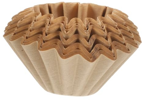 Hoement 50pezzi Filtri Carta Caffè Per Espresso Grandi Tazze Filtranti in Carta Resistenti e Sicure Per Uso Domestico e Professionale