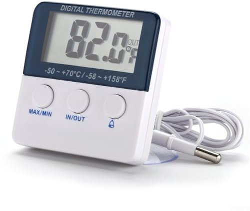 Easily Track Temperatures in Your Fridge or Wine Cooler Advanced Digital Thermometer
