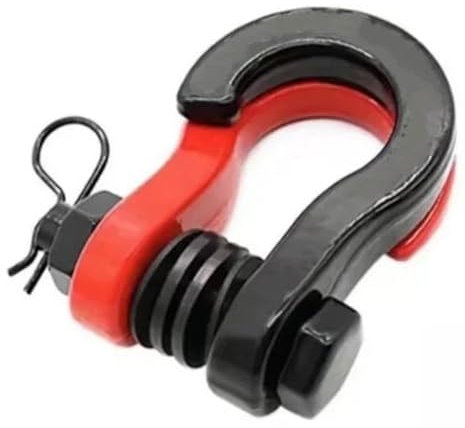 BMLGPGBCDW Barra de Remolque Grillete Anillo En D 3/4 Pulgadas 4.75 Toneladas 4 X 4 Gancho para Cabrestante Todoterreno para Jeep para Compass Gancho para Remolque