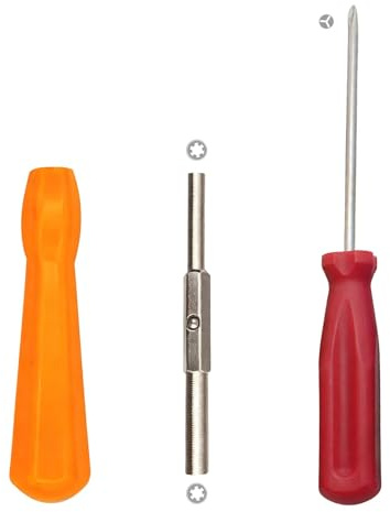GVSS 2 Pièces Tournevis Gamebit de Sécurité 3,8mm 4,5mm Triwing 2,5mm, pour Ouvrir NES,SNES,N64,Gameboy,Gamecube,Virtual Boy et Cartouches de Jeu,Compatible avec Consoles Nintendo et Sega
