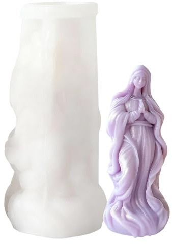 Moldes De Silicona 3D Retrato Reutilizable Antiadherente Resina Yeso Jabón