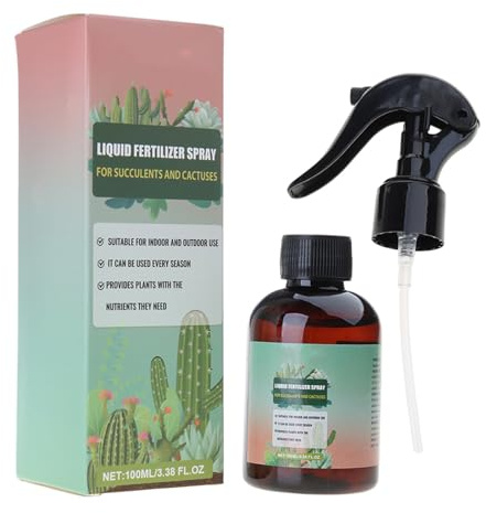 Limtula Fertilizzanti spray professionali per cactus nebulizzatori per giardinaggio Miscela delicata nebulizzazione per la crescita della salute nutrienti giardino