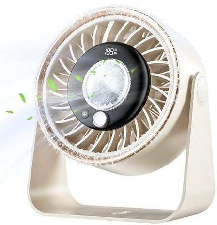 Ventilatore da scrivania, portatile, silenzioso, potente, ricaricabile, ventilatore da tavolo, per casa, ufficio, camera da , soggiorno, , interni, esterni, campeggio