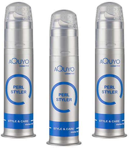 Perl Styler starker Halt, Haargel für Männer und Frauen, Gel zum stylen und formen der Haare mit Pearl Effekt, Styling und Glanz in Einem (3er Pack - 3x 100ml)