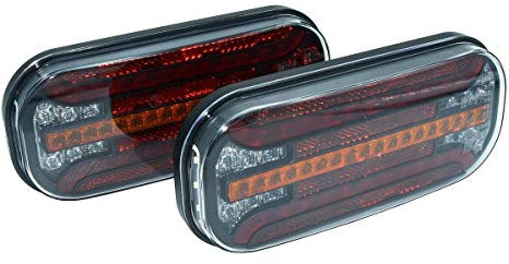 Fristom FT-230 LED-Rückleuchte Links & rechts 12V/24V 5-pol. Bajonett, KZL RFS NSL PKW-Anhänger LKW Rücklicht