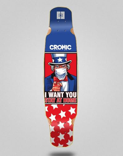 Skate Skateboard Longboard Deck Mix Bamboo 46x9 Cromic C19 I Want You