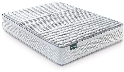 beloBed Matratze für Etagenbett, wendbar, 80 x 200 cm, viskoelastisch, für den Winter und den Sommer. Matratze, mittelfest, atmungsaktiv, gerollt, bequem Airluxe Grau