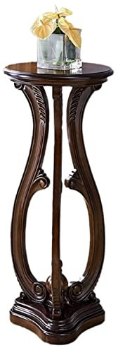 Blumenregal Blumenständer Pflanzenregal Pflanzenständer Aus Holz, Vintage-Blumenständer, Bonsai-Blumentisch, Innendekoration Blumentreppe Pflanzenständer Blumenbank ( Blue : A , Size : 32*32*80cm )
