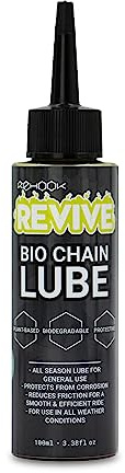 Rehook Revive Bio Chain Lube 100ml - Plant-Based, Biodegradable, Protective Bicycle Chain, Cassette, Drivetrain Lubricant Oil - Suitable for All Bike Types, Formulated for All Weather Conditions