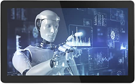 SunKol 27 Embedded Industrial Touch Panel PC,16:9 Capacitive Touch Screen All-in-one, 2xUSB3.0, HDMI, VGA, 2xRS232, 2xLAN (i3-3110M, 4G-DDR3 RAM 128G SSD)
