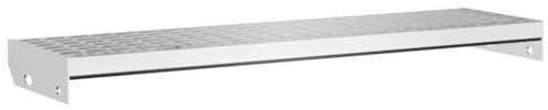 vidaXL Escalier en caillebotis 90x24x7 cm Acier galvanisé