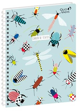 Quo Vadis - Anteckningsbok - Spiralé - Fransk - Animascot - Flerfärgad - Daglig - 15 x 21 cm - vitt Clairefontaine papper - fransk tillverkning