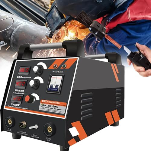 Macchina per Pulizia Dell'Elettrolisi del Cordone Saldatura da 3600 W, Processore del Cordone Saldatura, Detergente per Saldature Industriale Acciaio Inossidabile per Saldature Tig, Mig, a Punti