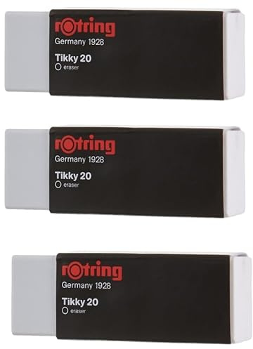 Rotring Tikky 20 Polyvinylklorid suddgummi | 3 stycken